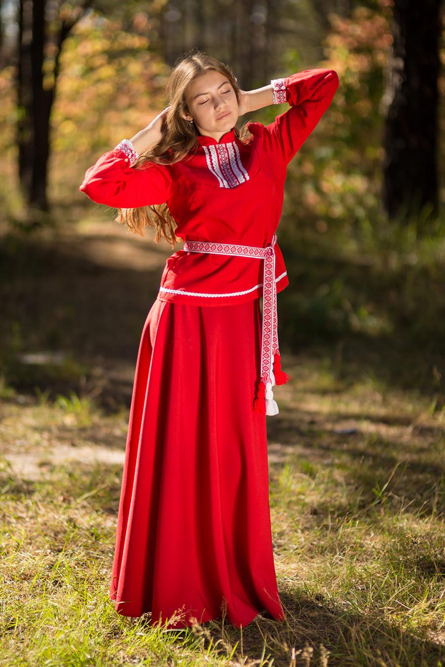 Underwear Women in Slavic costumes in Anshan