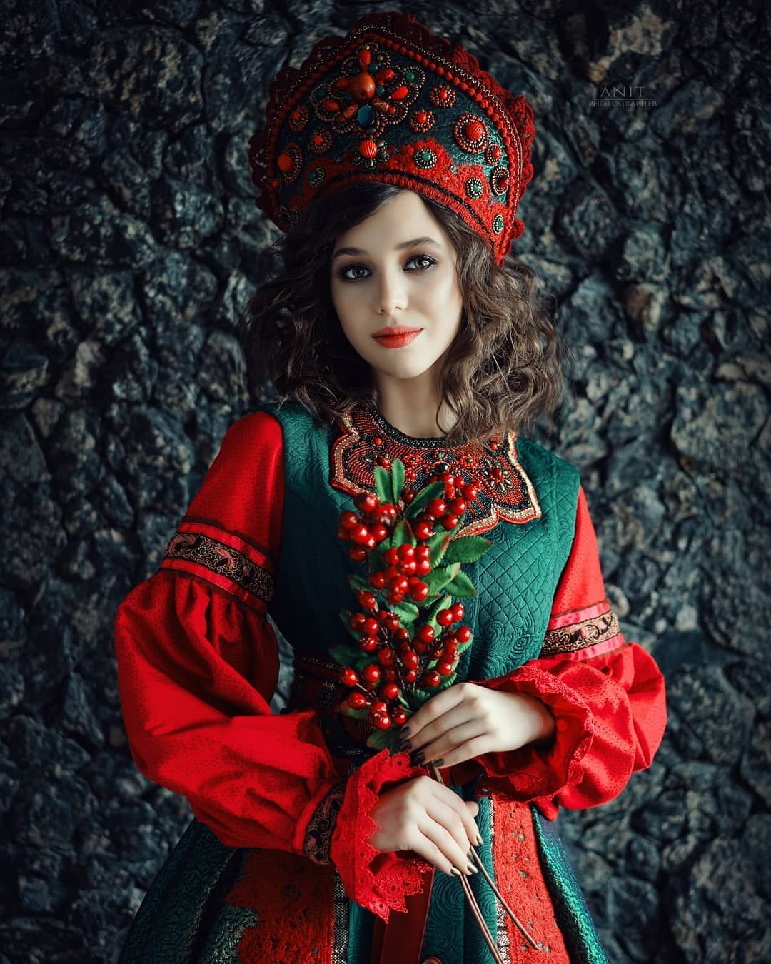 Nude girl Women in Slavic costumes in Anshan