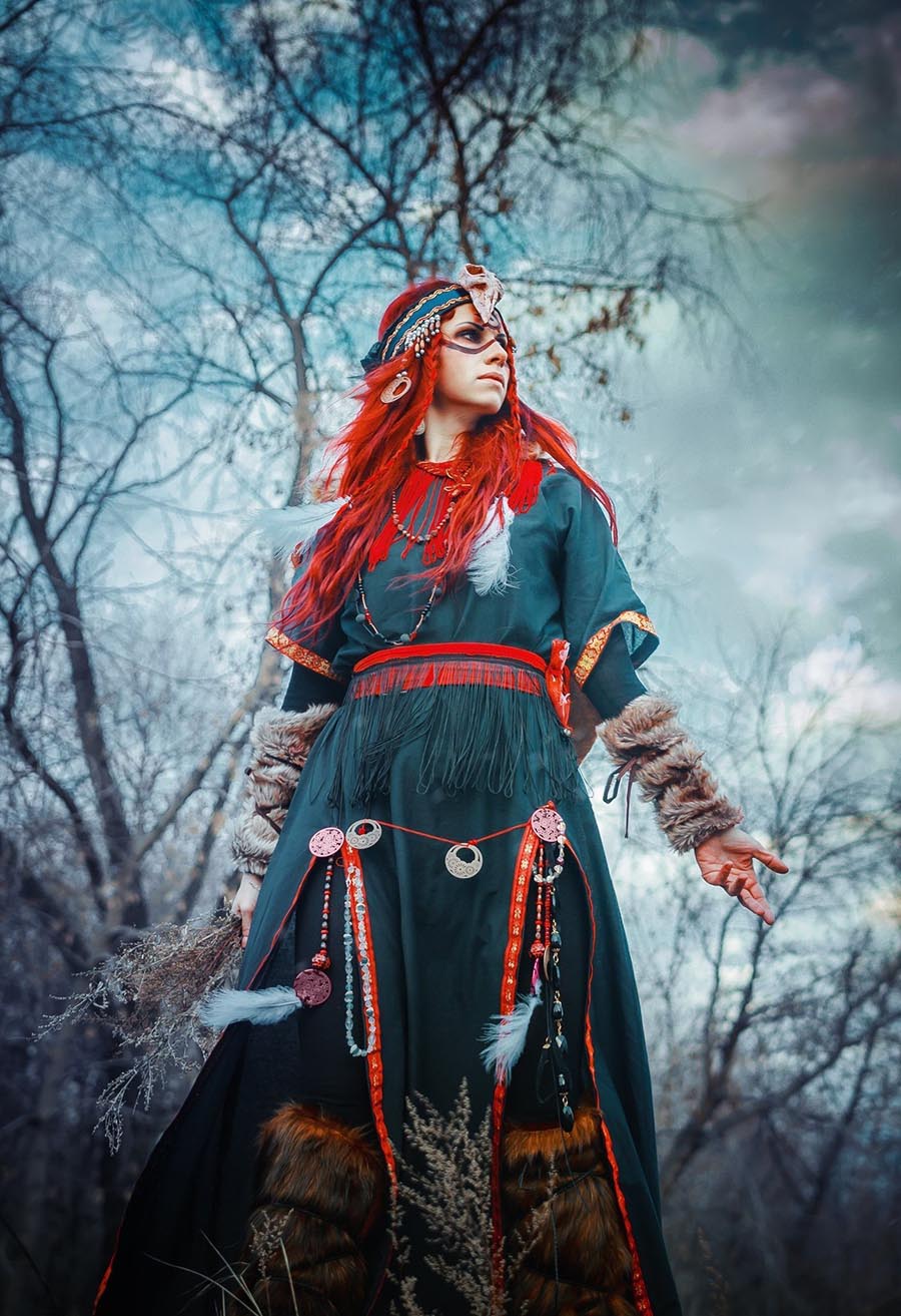 Girls in Slavic costumes underwear in Anshan