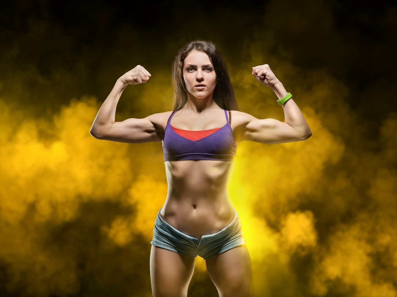 Athletic girls in Anshan